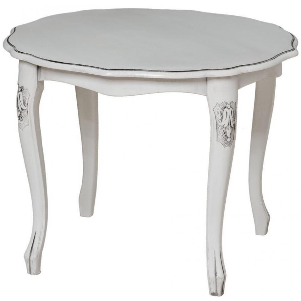 domus okruhly maly stolik vintage biely elegantny country klasicky kafovy stolik svetly masivny drevo elegantny luxusny exkluzivny salon bieder nabytok obyvacka villa stolik.jpg